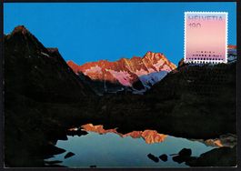 MK Farben der CH-Alpenglühenorange, Lauteraarhorn