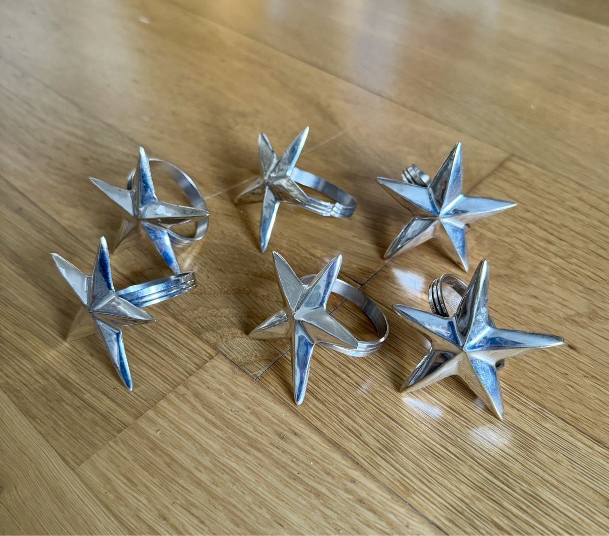 Altro in Decorazioni & Accessori: 6 Serviettenringe Stern – Usato da Basel venduto da superbusi 3