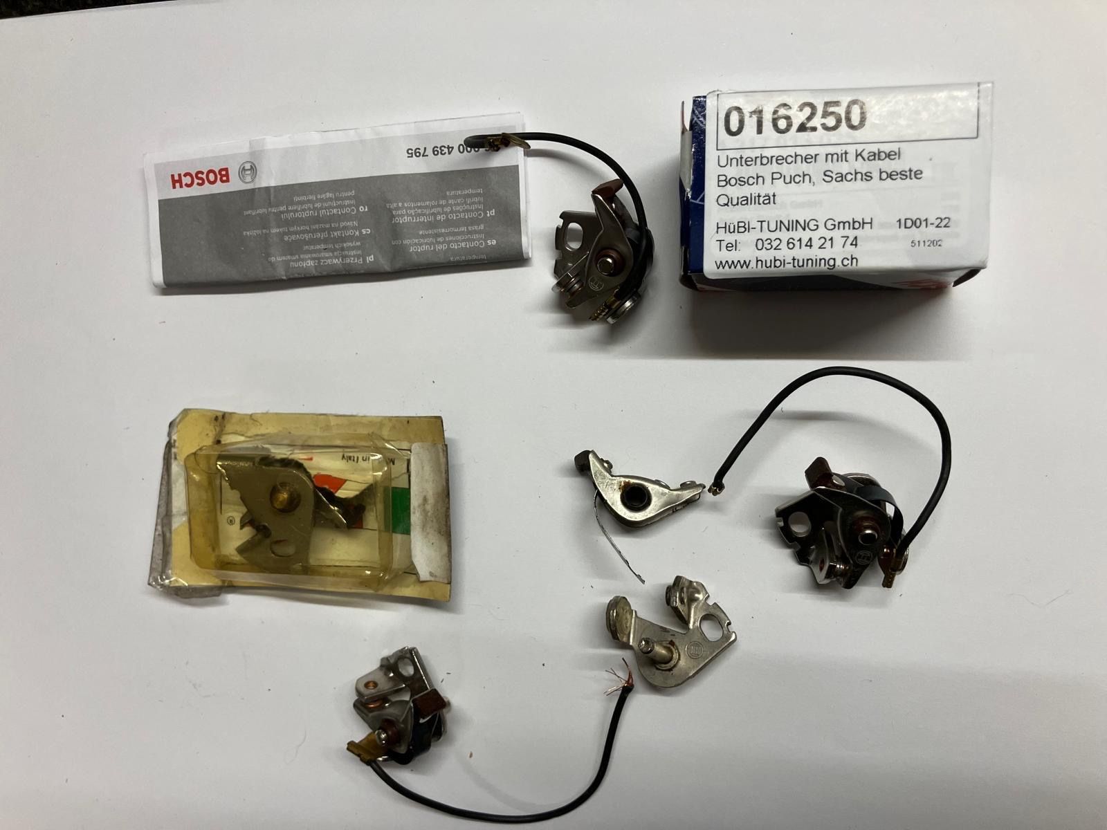 Mofa-Ersatzteile: diverse Unterbrecher, Sachs, Bosch, Puch – Gebraucht aus Regensdorf von 7ws8