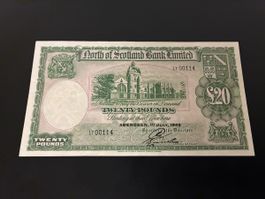 20 Pounds SCOTLAND 1949 PS.645 Rarität 