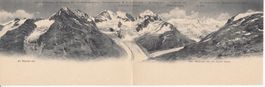 Fuorcla Surley Panorama Doppelkarte ca. 1915
