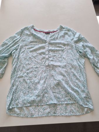 Gr. 44 Bluse Street One Floral weiss mint