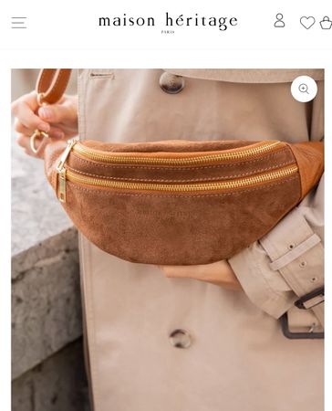 Maison Heritage Bauchtasche Camel neu mit Etikett