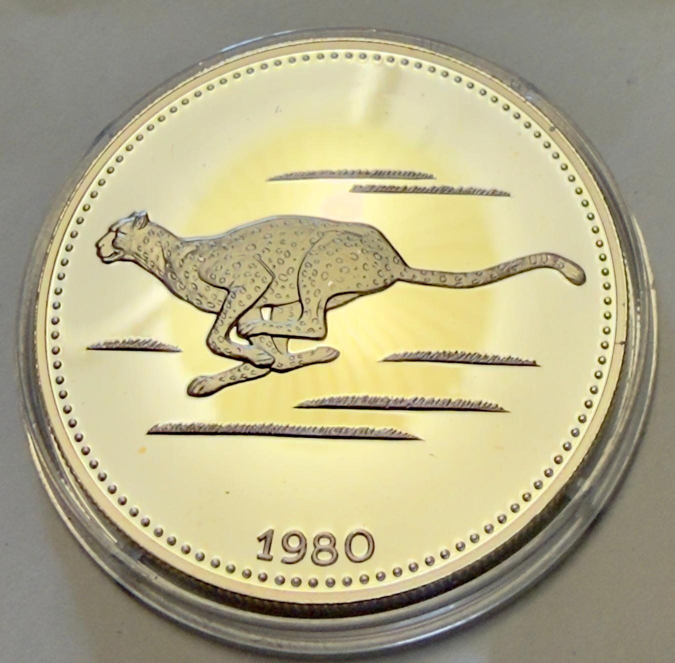 Alle Münzen: Guinea Equatorial 2000 Ekuele 1980 Proof Kat: CHF 100.- – Neu (gemäss Beschreibung) aus Zürich von Tasmiyah