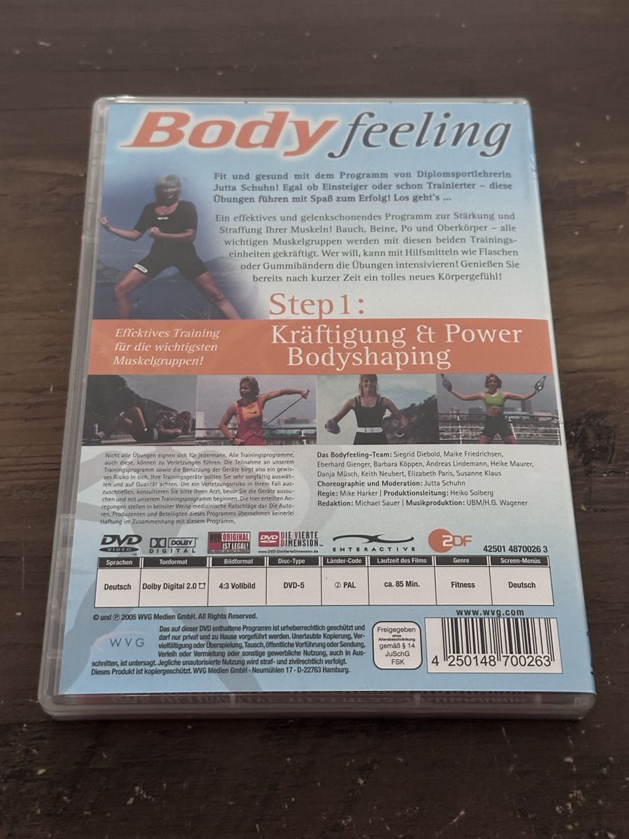 Alle DVDs: Bodyfeeling - Step 1: Kräftigung & Power / Bodyshaping – Gebraucht aus Buus von 2019dp 1