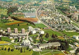 LIESTAL und FRENKENDORF Flugaufnahme