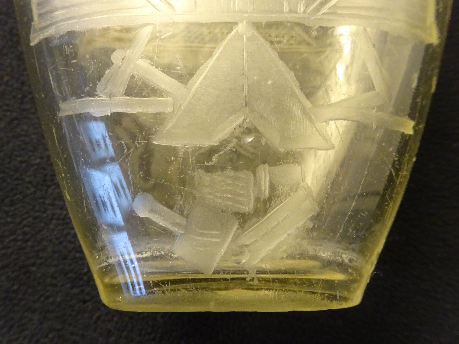 Flaschen: Taufflasche Glasmacherzunft Weissglas – Gebraucht aus Esslingen von eintagammeer 6