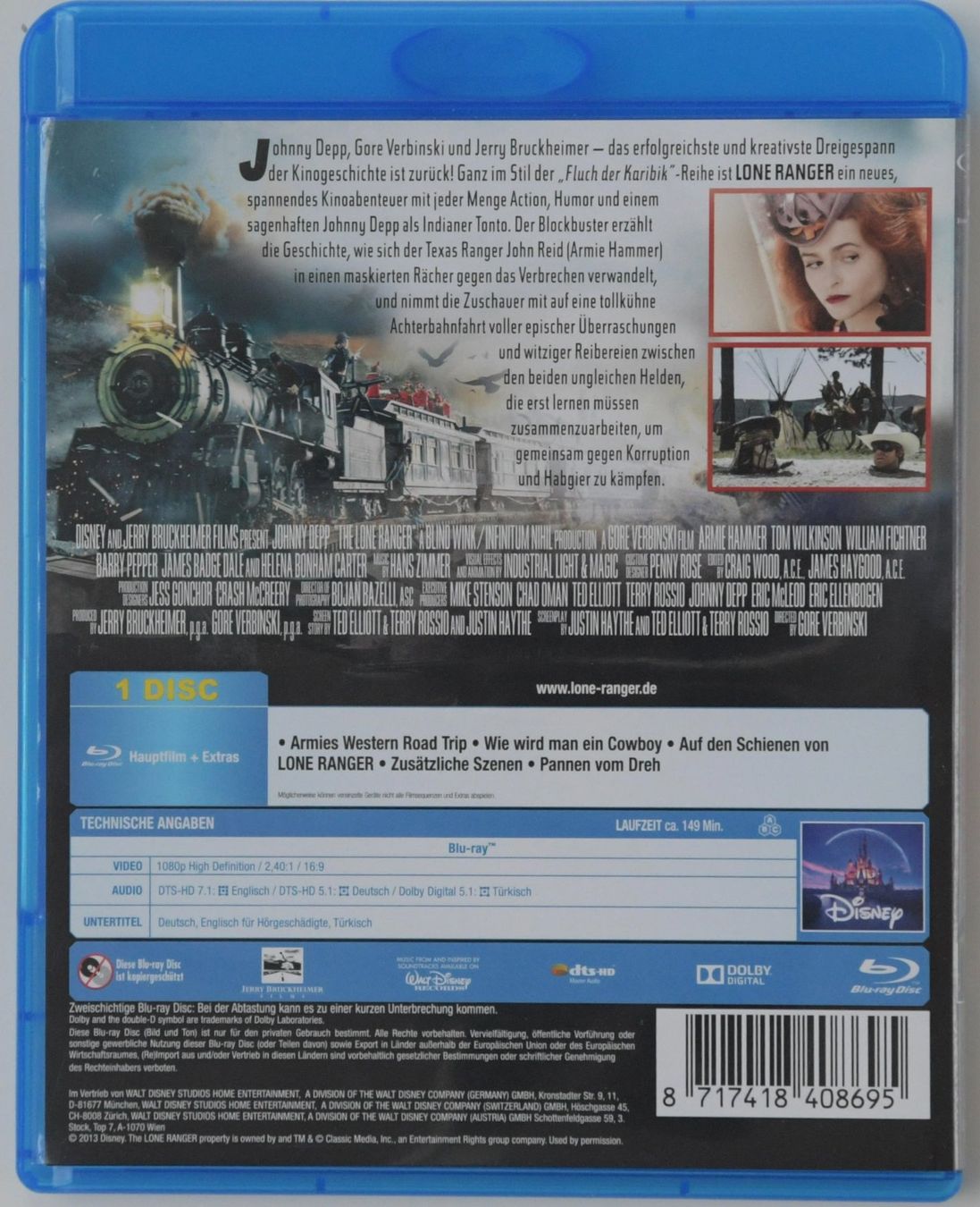 Tutti i DVDs: Lone Ranger – Usato da Remetschwil venduto da ufischer19 1