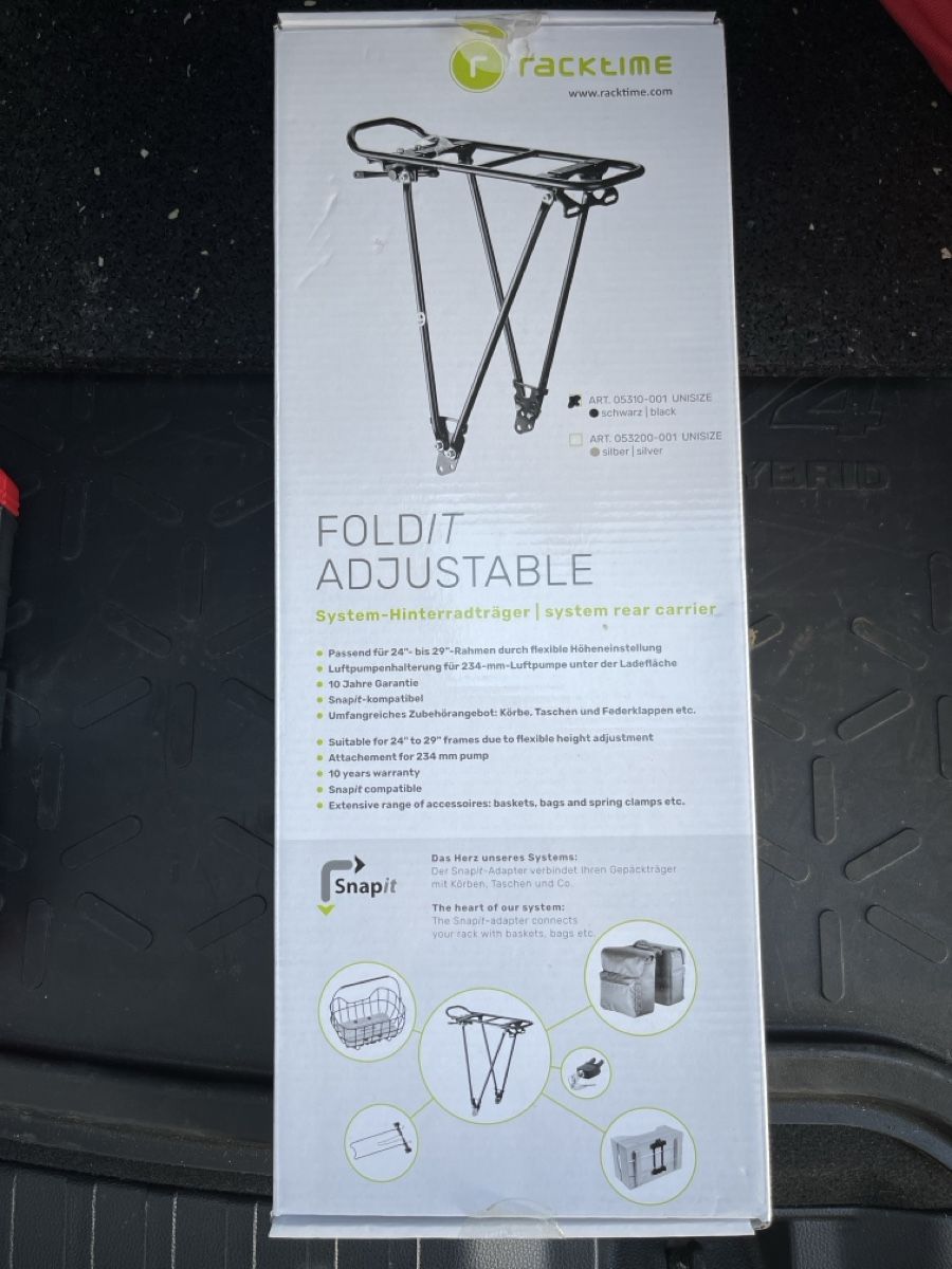 Supporti per biciclette: Racktime foldit – Nuovo e nell'imballaggio originale da Staufen venduto da Jccf
