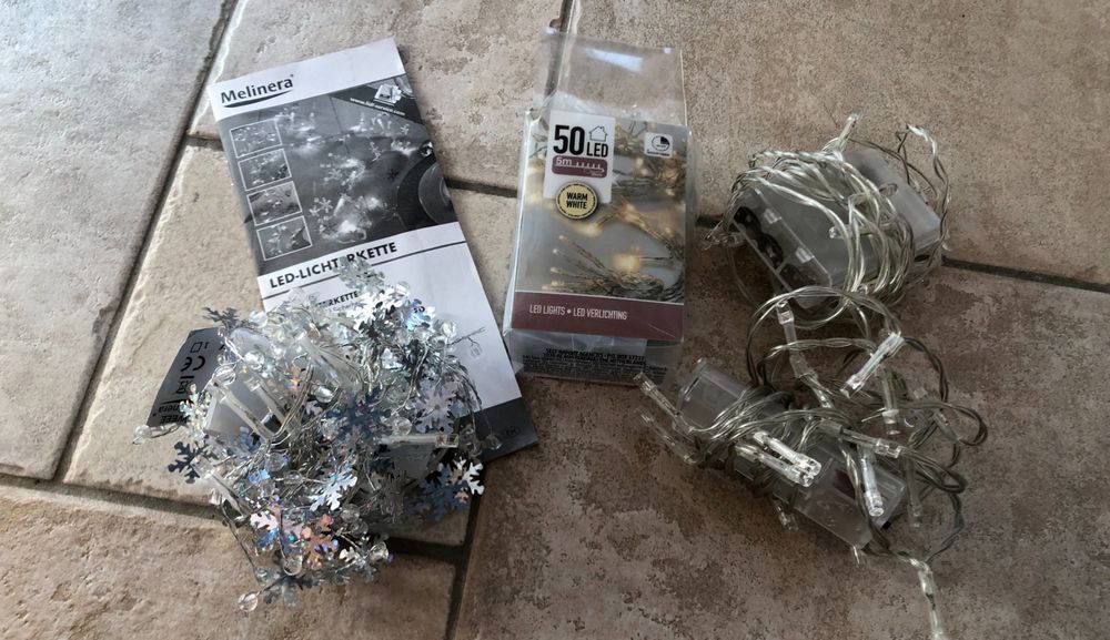 Lüfterkettenverlängerung, 4 Stück – Bronze, Für Lampen & Lichterketten