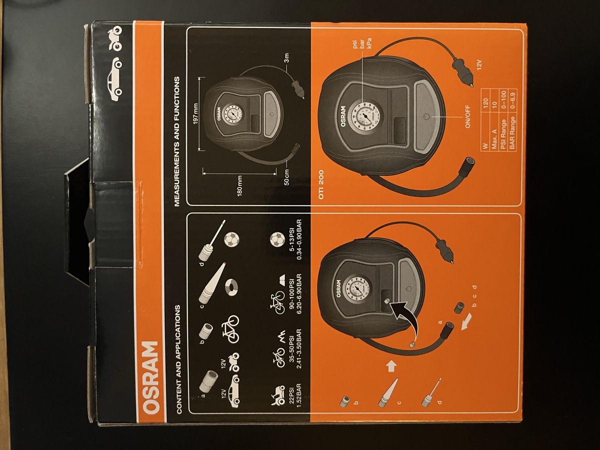Compressori: Osram TYREinflate 200 – Nuovo e nell'imballaggio originale da Birmensdorf ZH venduto da miguelangelo97 2