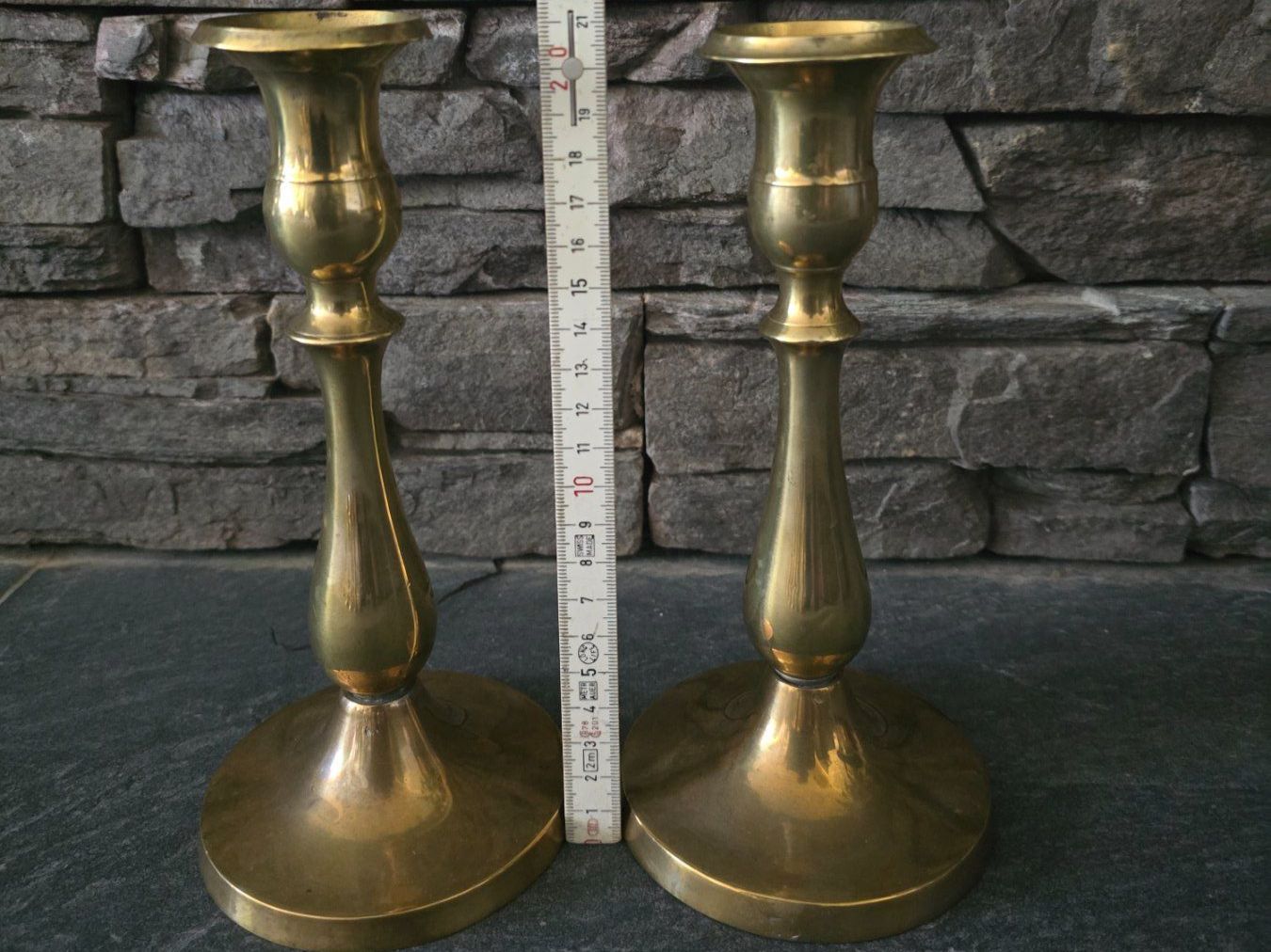 Kerzenständer: Kerzenständer Messing 2er Set Vintage – Gebraucht aus St. Gallen von chrisoletto 1