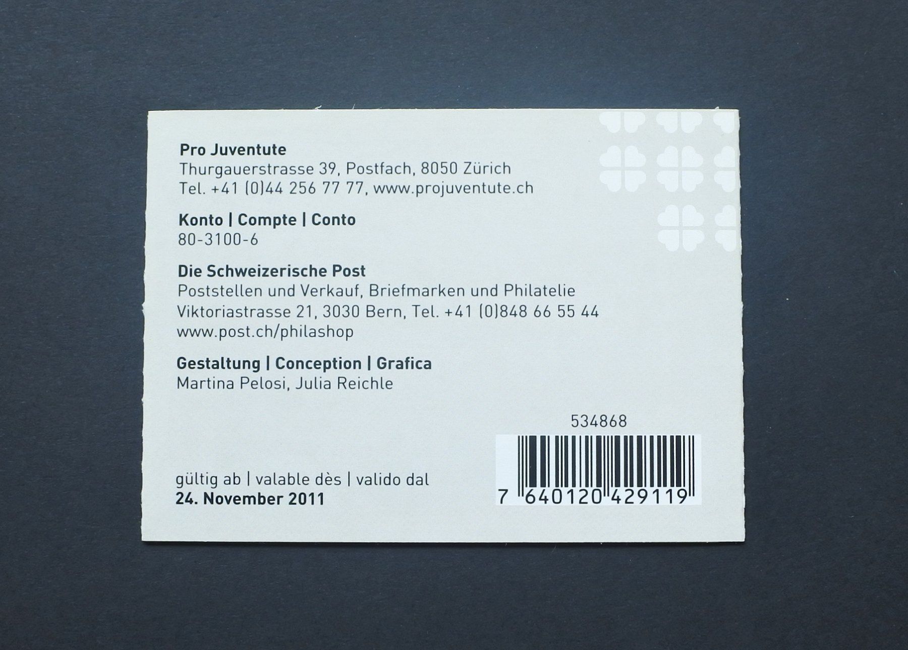 Tous les timbres: 2011 Pro Juventute Markenheftchen ** – Neuf (Voir description) à Lugano par fc2017 1
