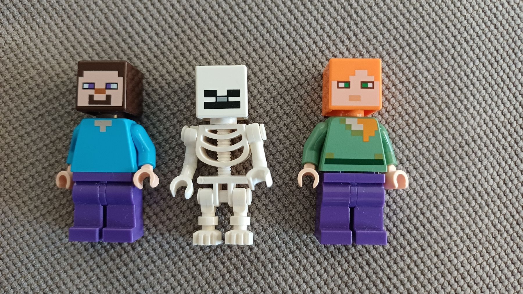 Lego Baukästen: Lego Minecraft figuren Steve, Alex und Skeleton – Neu (gemäss Beschreibung) aus Thun von Pokemonomania