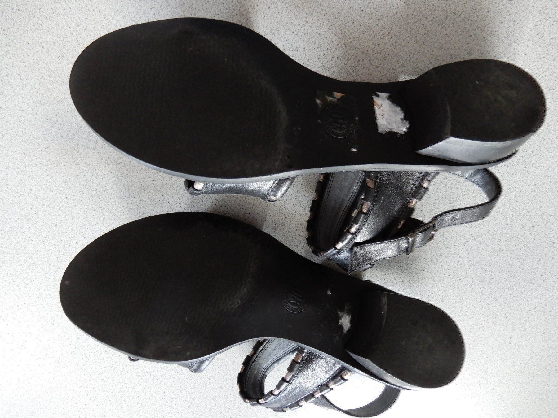 Damenschuhe: Nic Dean Ledersandalen schwarz/38 – Gebraucht aus Burgdorf von Liss 2