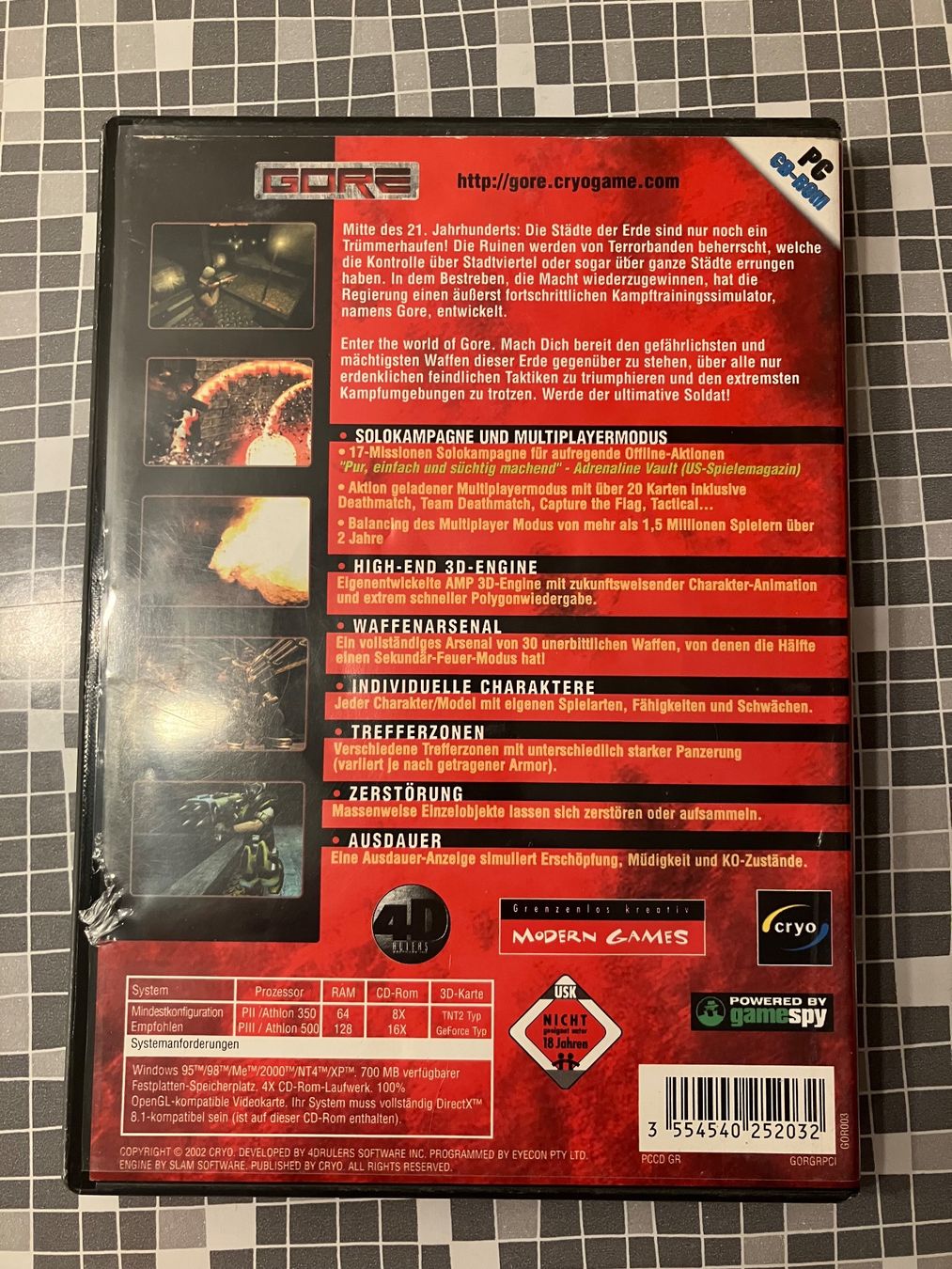 Giochi: Gore (PC, 2002) – Usato da Winkel venduto da Asdas87 1