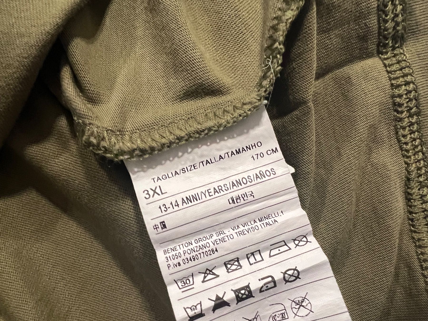 Benetton Camicie, T-shirt & Polo: 3 t-shirts manches longues Benetton – Usato da Cologny venduto da PEACEANDLOVE 3