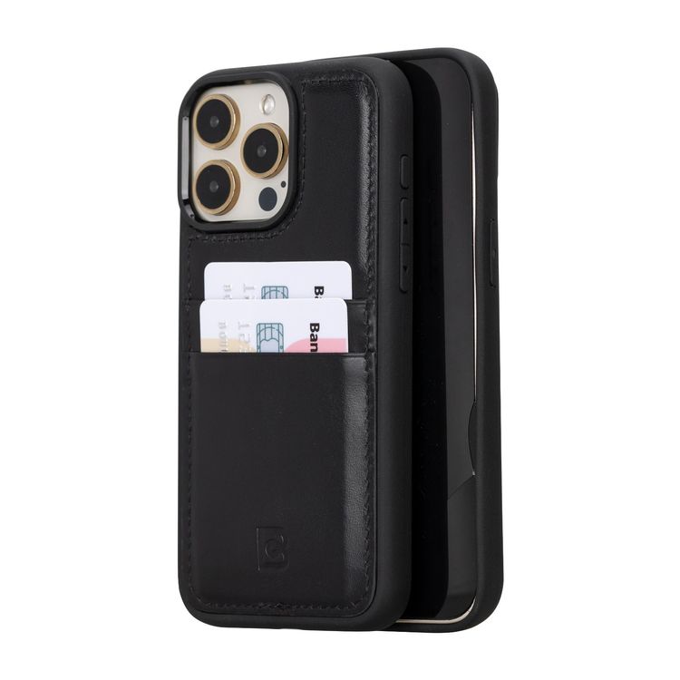 iPhone 15 Pro Max Lederhülle mit Kartenfächer und MagSafe Kaufen auf Ricardo