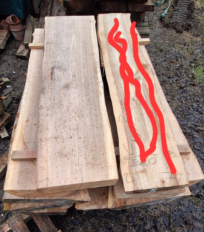 Articoli in legno: Ulmenbretter – Nuovo (secondo la descrizione) da Waldkirch venduto da bauprofi87 1