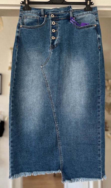 Jupe-short En Jeans Blanc - Taille 36 Neuve Avec étiquette - Style Cache-cœur Féminin