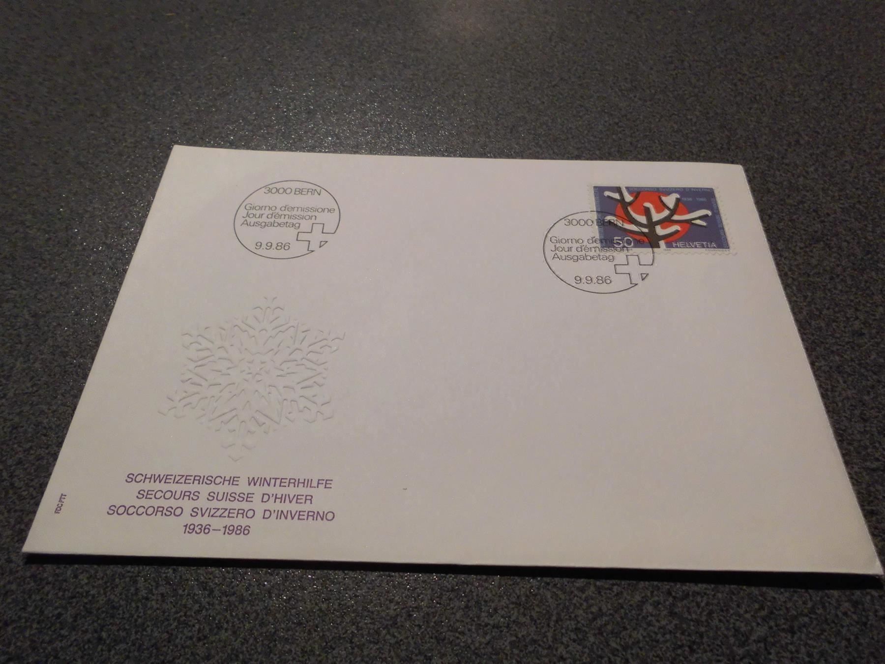 Alle Briefmarken: Briefmarke Schweizer Winterhilfe 1936-19 – Gebraucht aus Zürich von abraxas1291