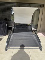 Liegestuhl mit Sonnendach für den Sommer, top Zustand