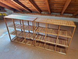 Holzregal 2 Stück