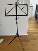 Notenständer schwarz faltbar guter Zustand