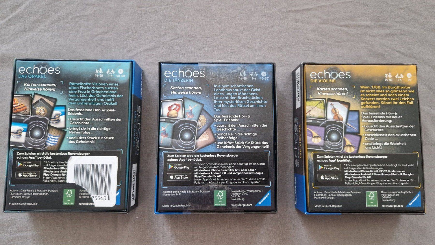 Ravensburger Spiele: Echoes- Audio Mystery-Spiel. – Neu (gemäss Beschreibung) aus Rupperswil von RoRo04 1