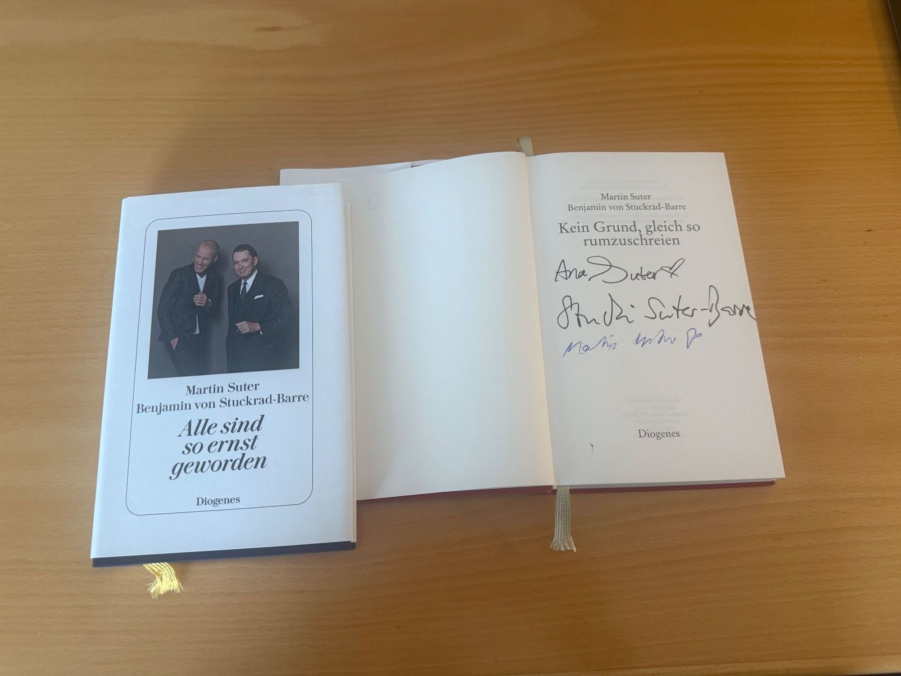 Libri: Martin Suter & Benjamin von Stuckrad-Barre – Usato da Bättwil venduto da Partner3 1