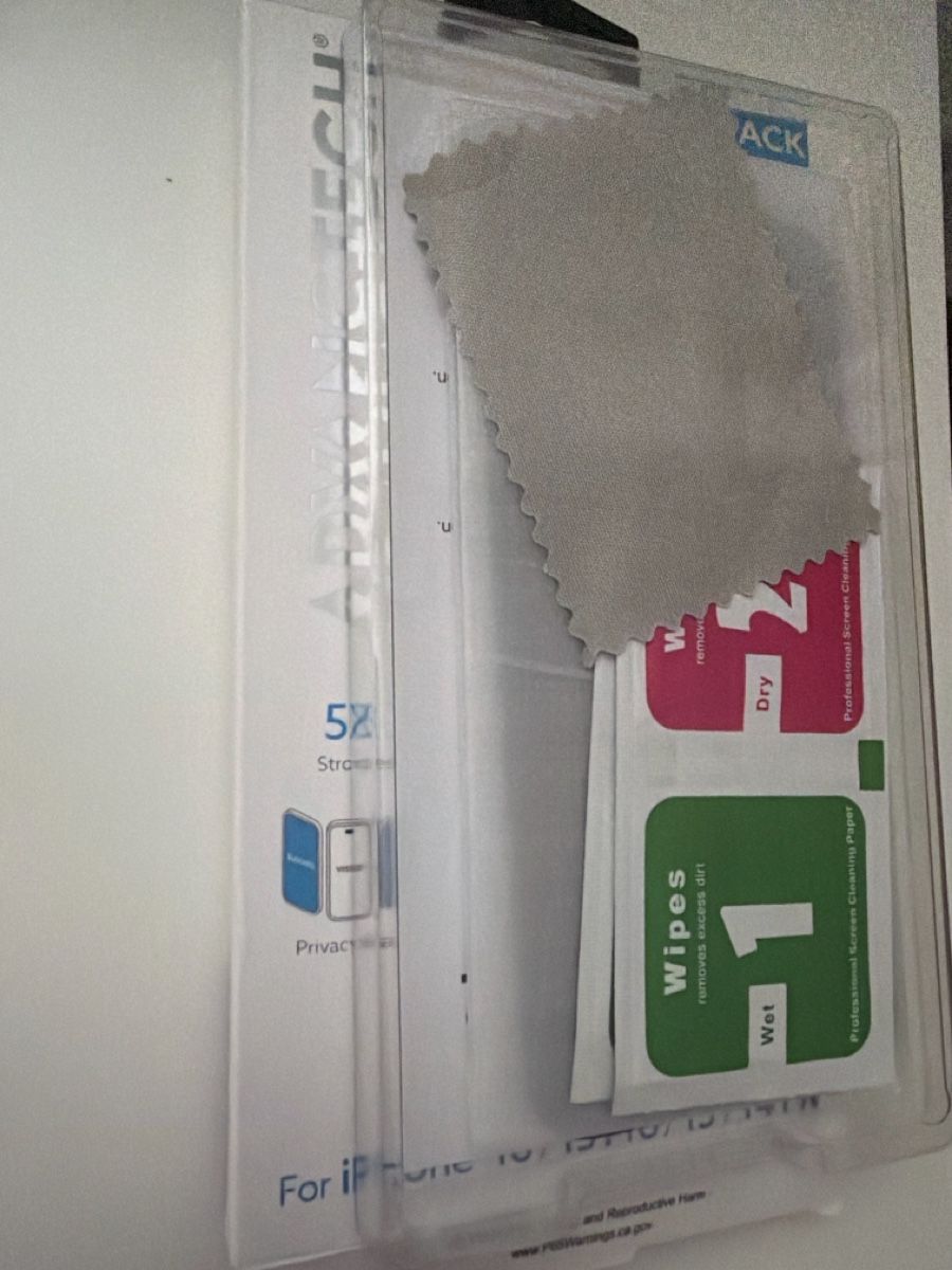 Ritocchi & pellicole di protezione: iPhone 14/15/16 Pro Blickschutzglas 2er Pack Neu – Nuovo e nell'imballaggio originale da Grafstal venduto da Kelly044 1