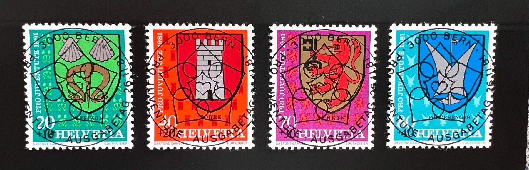 Tutti i francobolli: Pro Juventute 1981 Vollstempel – Nuovo (secondo la descrizione) da Hünenberg See venduto da wer_5286
