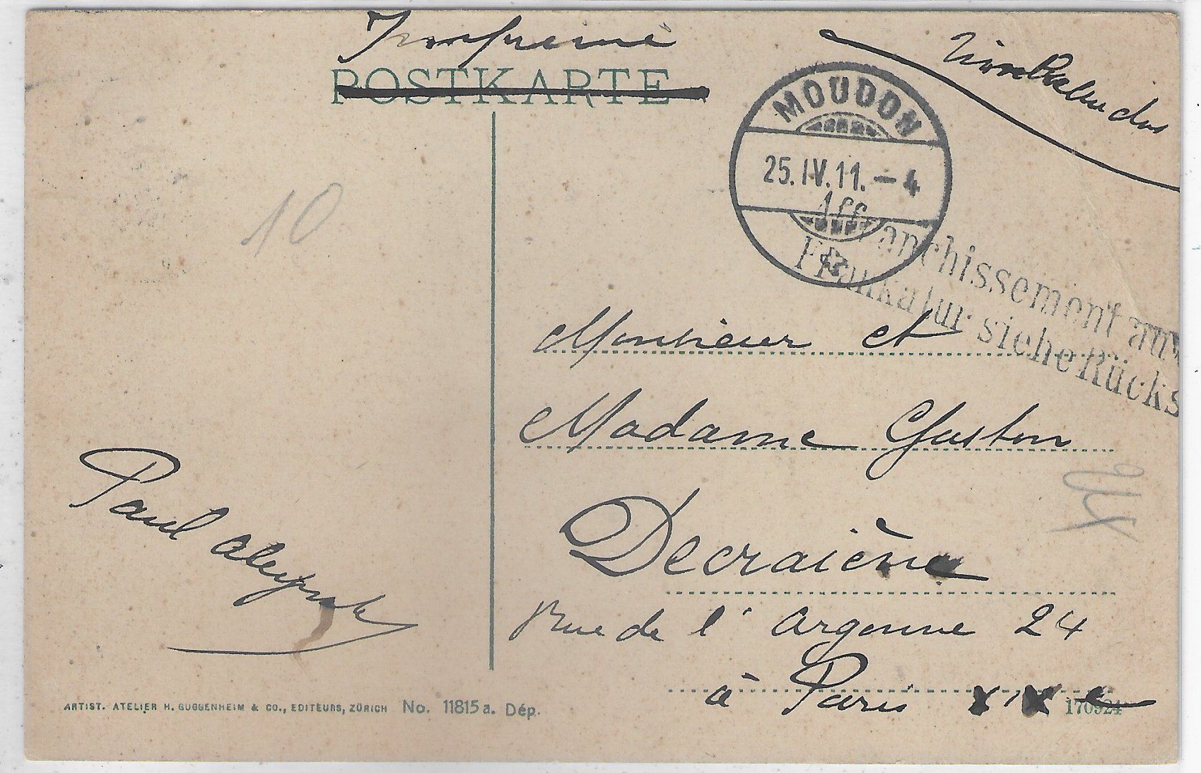 Cartoline postali: Moudon - Tour Romaine – Difettoso da Ettingen venduto da Kartenplanet 1