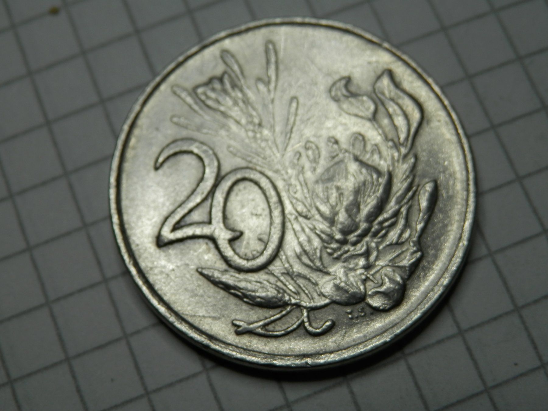 Tutti le monete: Südafrika  20 Cent, 1977 – Usato da Weiach venduto da weiach81 1