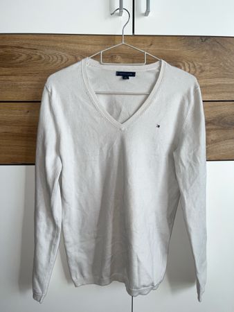 Damen Pullover Tommy Hilfiger Weiss Grösse M