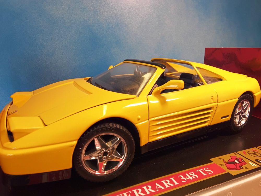 Ferrari 348 TS __ Golden Line Collection Modellauto __ 1:18 (Gebraucht ...
