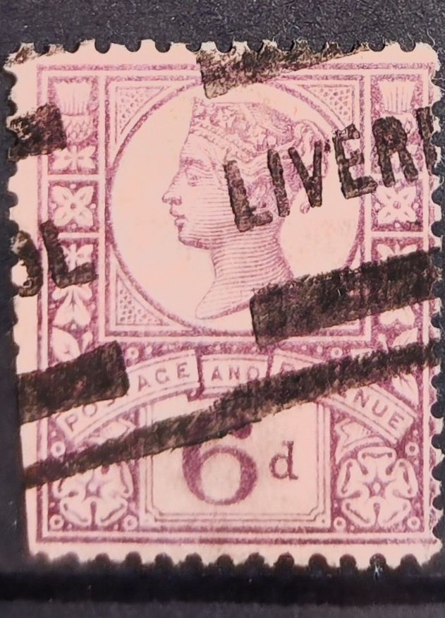 Alle Briefmarken: Briefmarke GB 1887-1892 Queen Victoria – Gebraucht aus Lenzburg von Dani_Lenzburg
