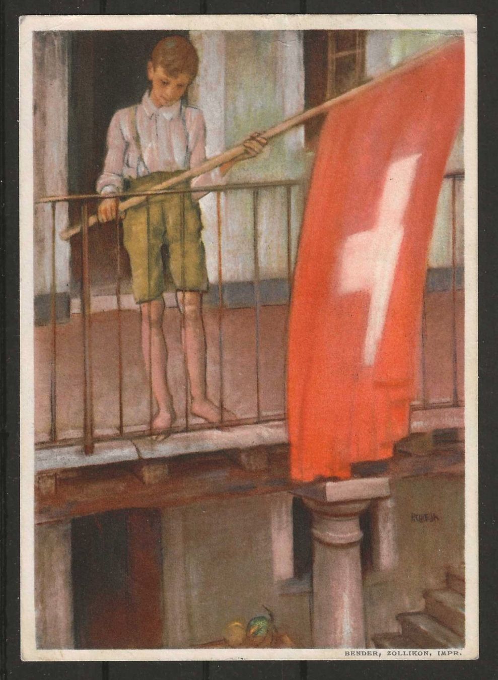 Tutti i francobolli: 1931 : Bundesfeierkarte - mit Luftpost – Usato da Gümligen venduto da Geniusbuy 1