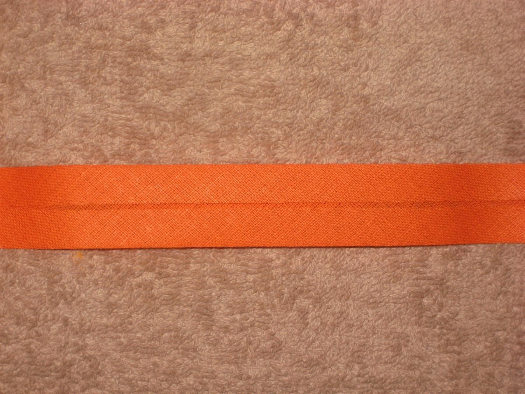 Stoffe: Schrägband orange 2cm / 1cm breit – Neu (gemäss Beschreibung) aus Füllinsdorf von Schlupp 1