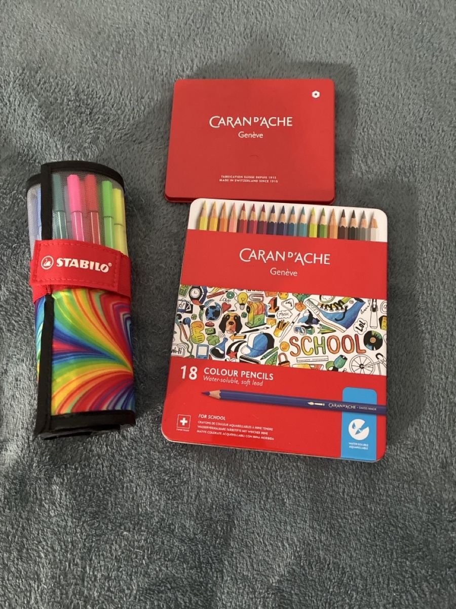 Caran D'Ache Stylos & Marker: Drawing Set Carand'ache+Stabilo – Neuf (Voir description) à Gattikon par The.Sparklab