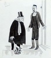 Marcel Vidoudez (1900-1968) Illustrator - Originalzeichnung
