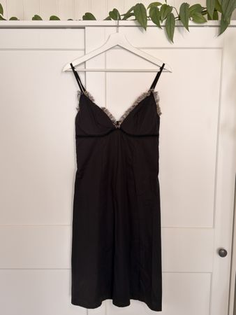 Versace Jeans Couture Kleid schwarz Spitze Y2K