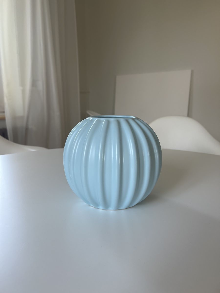 Ikea Vasen & Gefässe: Vase hellblau rund – Gebraucht aus Winterthur von lilly021