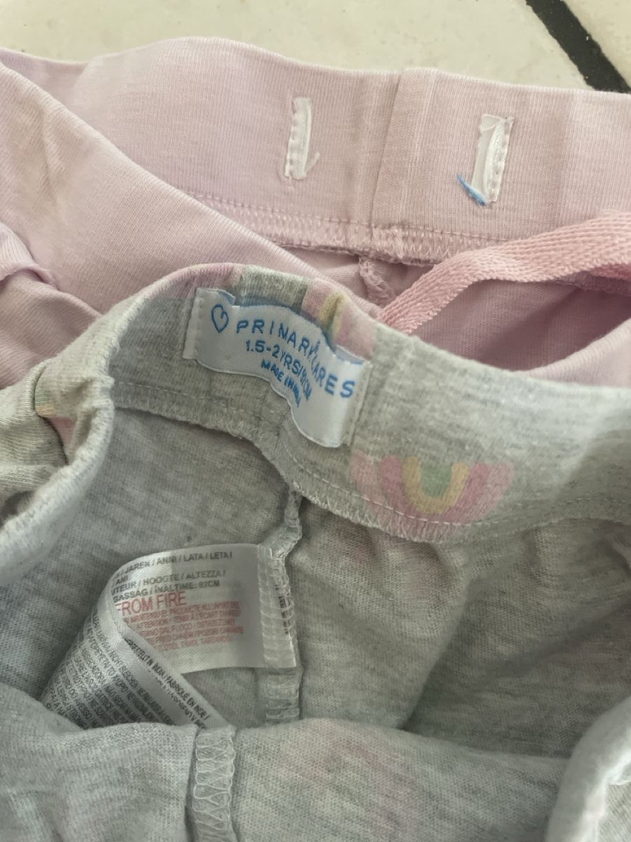 Primark Hosen: 2 Mädchen Primark Shorts Gr. 92 rosa grau  – Gebraucht aus Obergerlafingen von cabo4 1