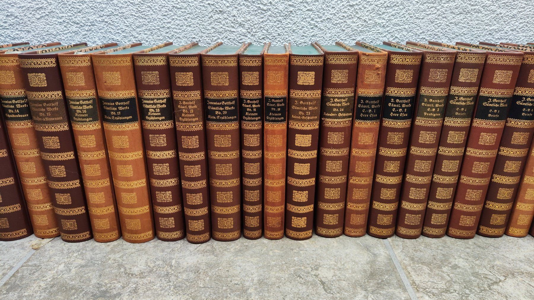 Bücher: Gotthelf, gesamtes Werk, Lederrücken – Gebraucht aus Lenzburg von Dani_Lenzburg 3