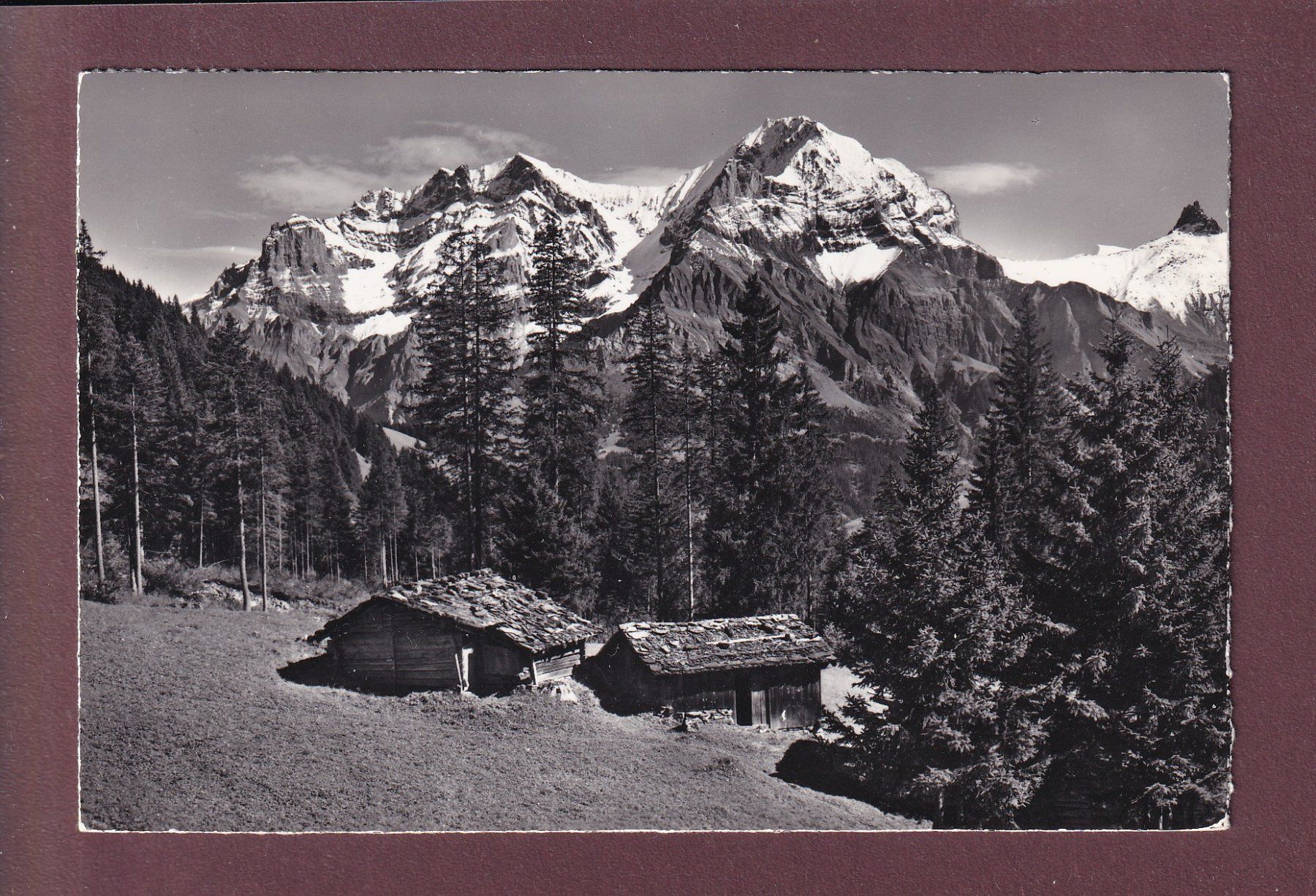 Cartoline postali: Im STIEGELSCHWAND bei Adelboden - 1961 – Usato da Pully venduto da nicecards