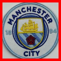 Manchester City Aufnäher Badge Patch Fussball Haaland Etihad