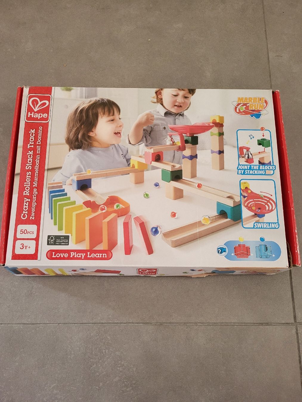 Hape Giocattoli: Hape Kugelbahn Crazy Roller Stack Track 46tlg. – Nuovo (secondo la descrizione) da Biel/Bienne venduto da Aare5 2