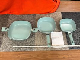 (151) 🍳 HSE24 Pfannenset 3-teilig – Neu und originalverpack
