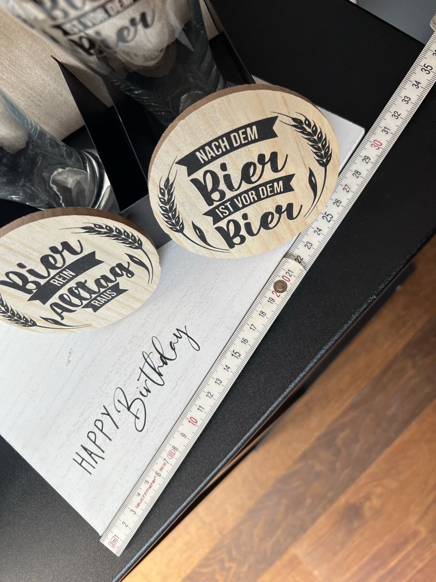 Tutte le decorazioni: Bier-Station mit Gläser und Bierdeckel, Geschenkidee! – Usato da Widnau venduto da mir_785n 4